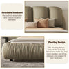 Cozy Velvet Queen Bed with Plush Headboard