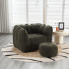 Cozy Nest Bean Bag Sofa with Footstool