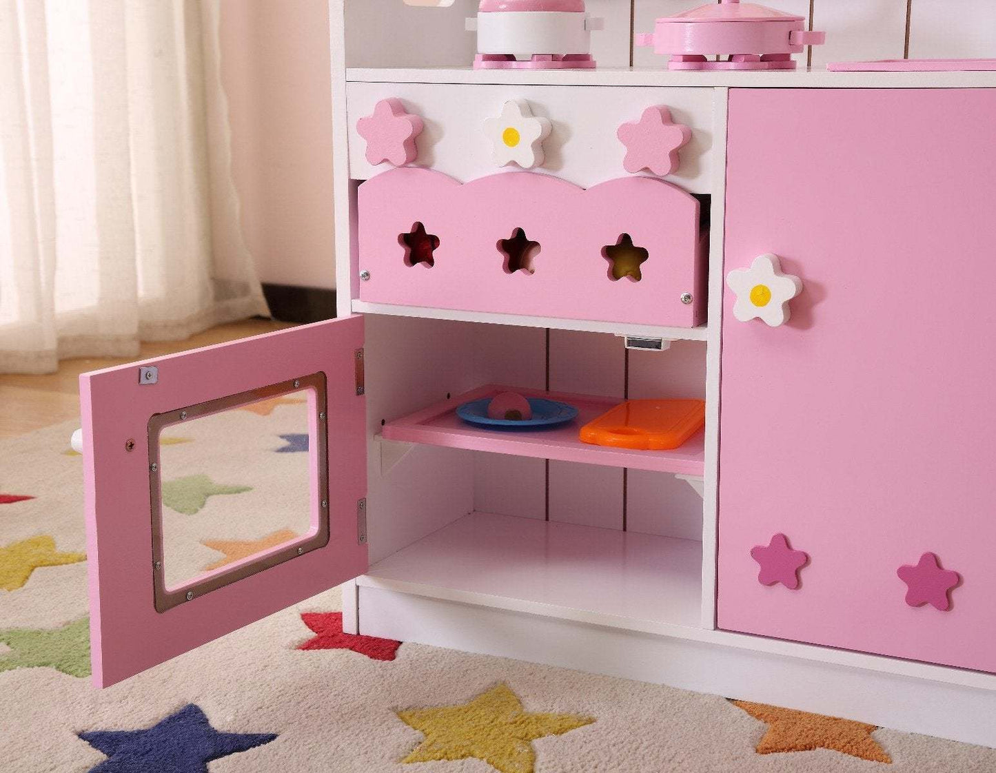 Pink Kitchen & Market Play Set