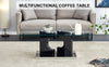 Sleek Glass Top Coffee Table