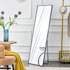 Sleek Black Full-Body Mirror