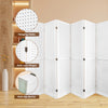 Elegant White Folding Room Divider and Display Board