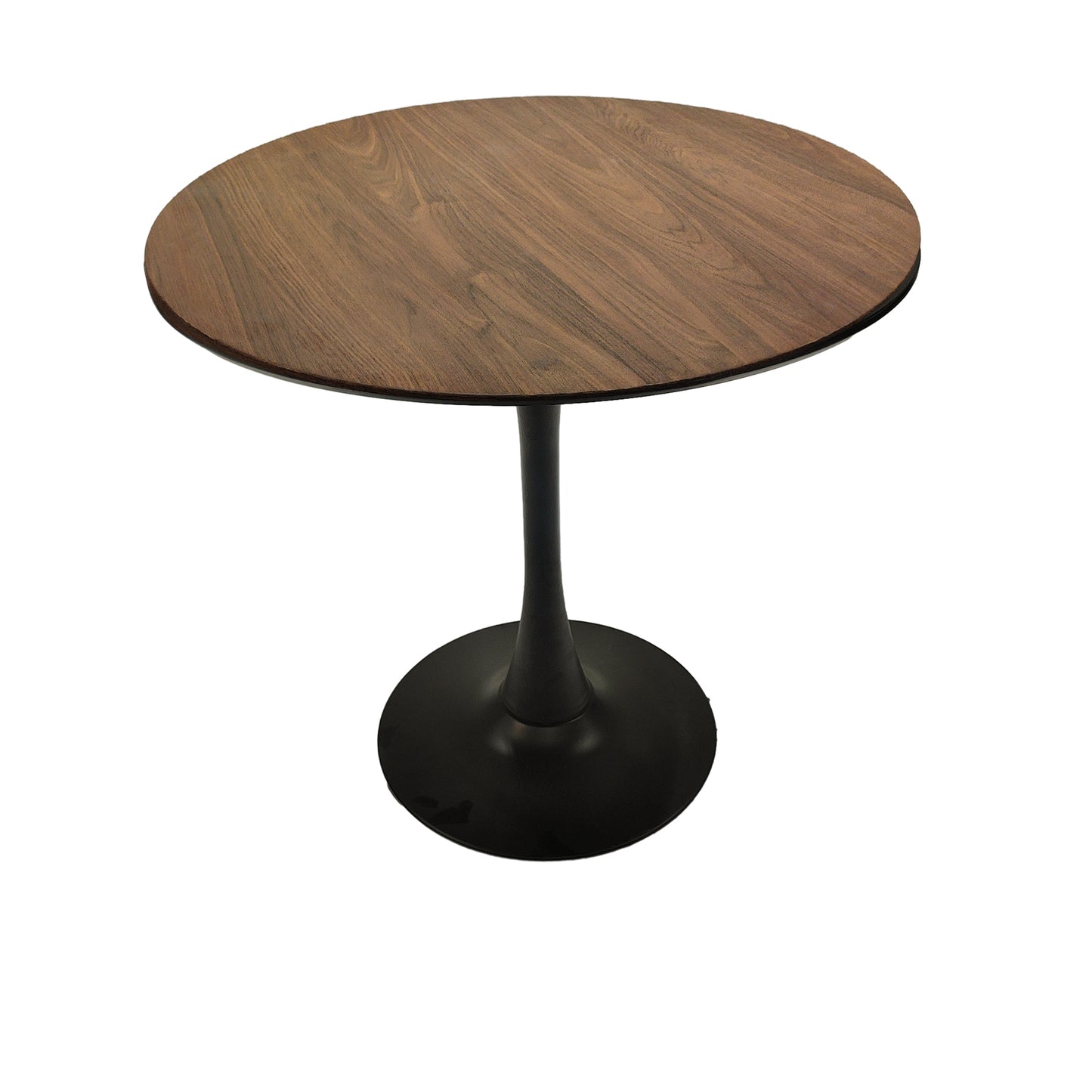 Chic Walnut Round Dining Set for Cozy Gatherings