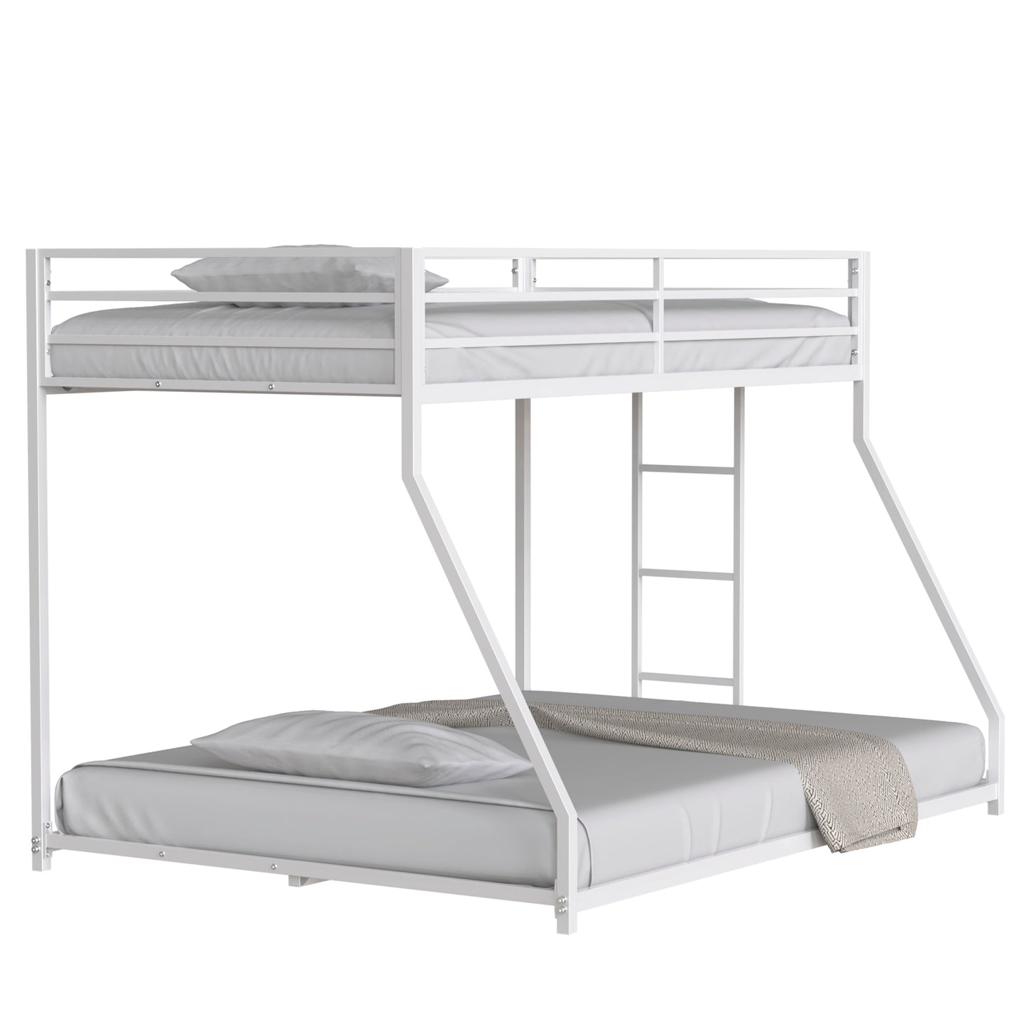 Sturdy Metal Bunk Bed - Fun & Easy Climb for All Ages!