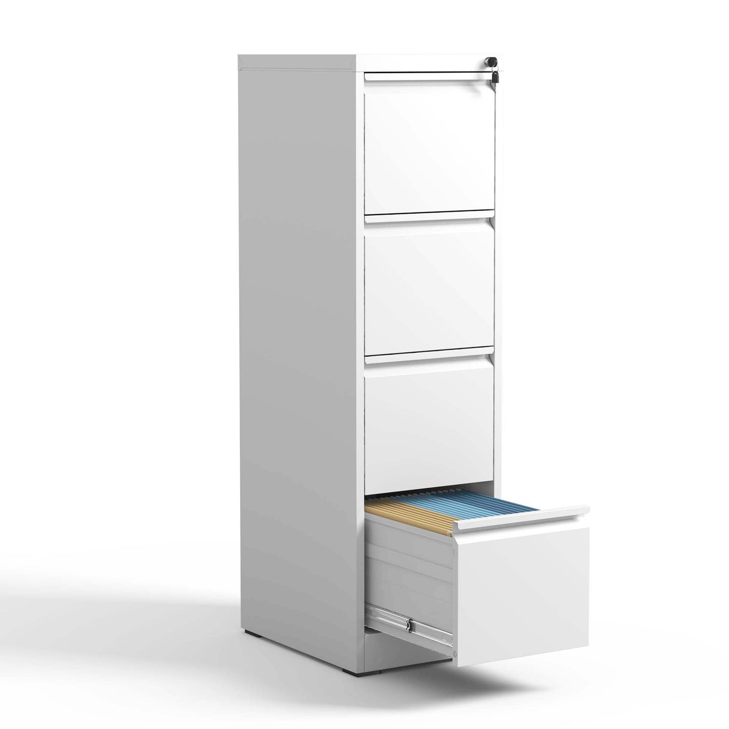 Secure Steel File Cabinet with 4 Drawers