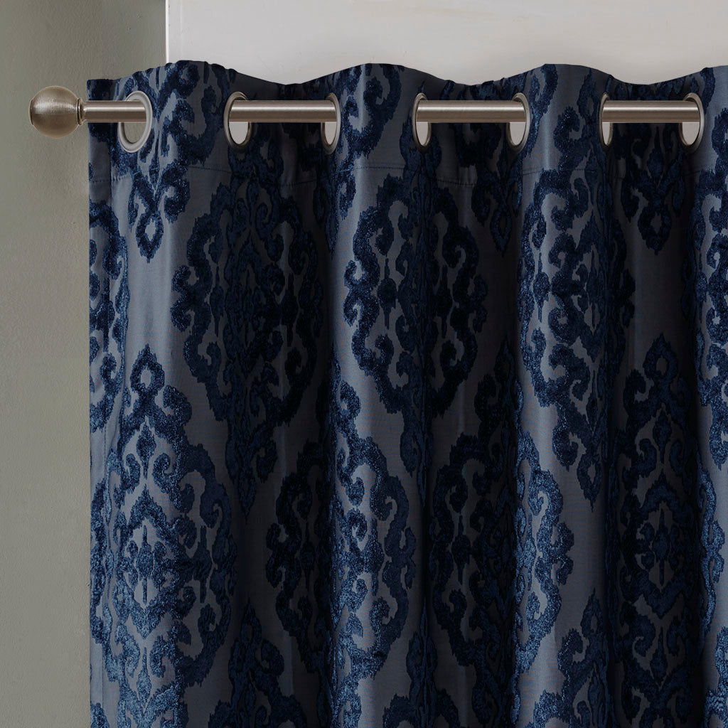 Cozy Blackout Jacquard Curtain Panel