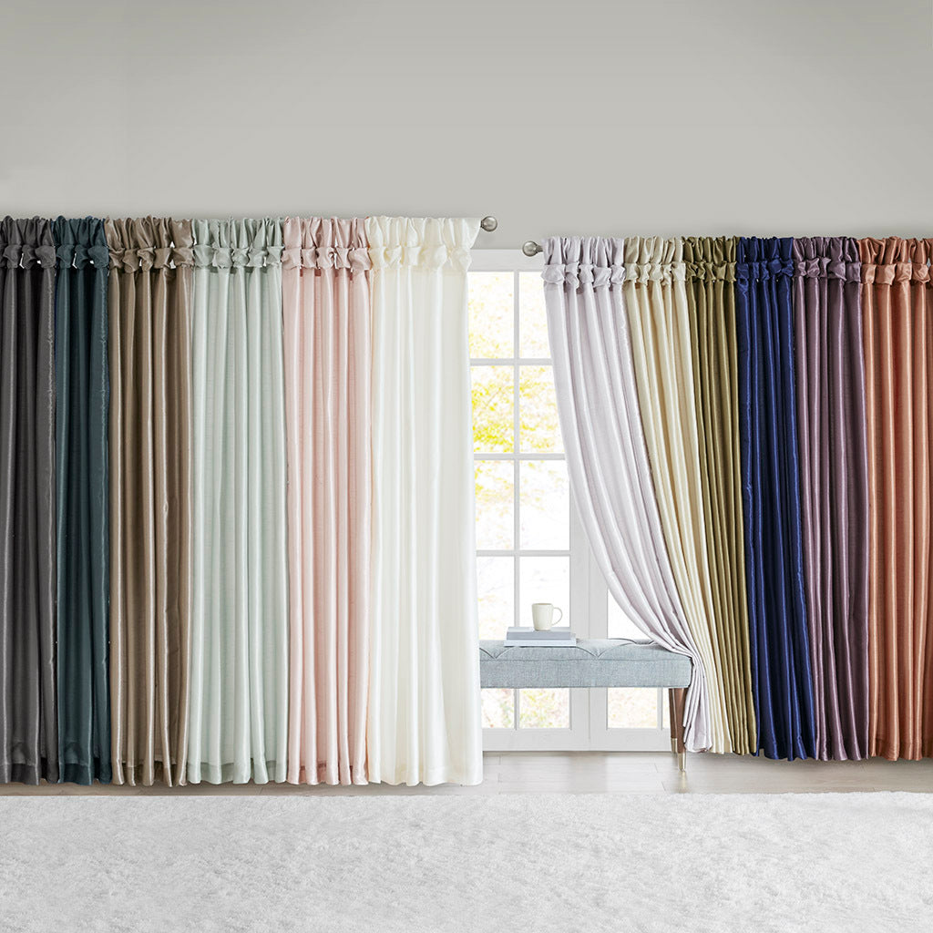 Twist Tab Chic Curtain Panel