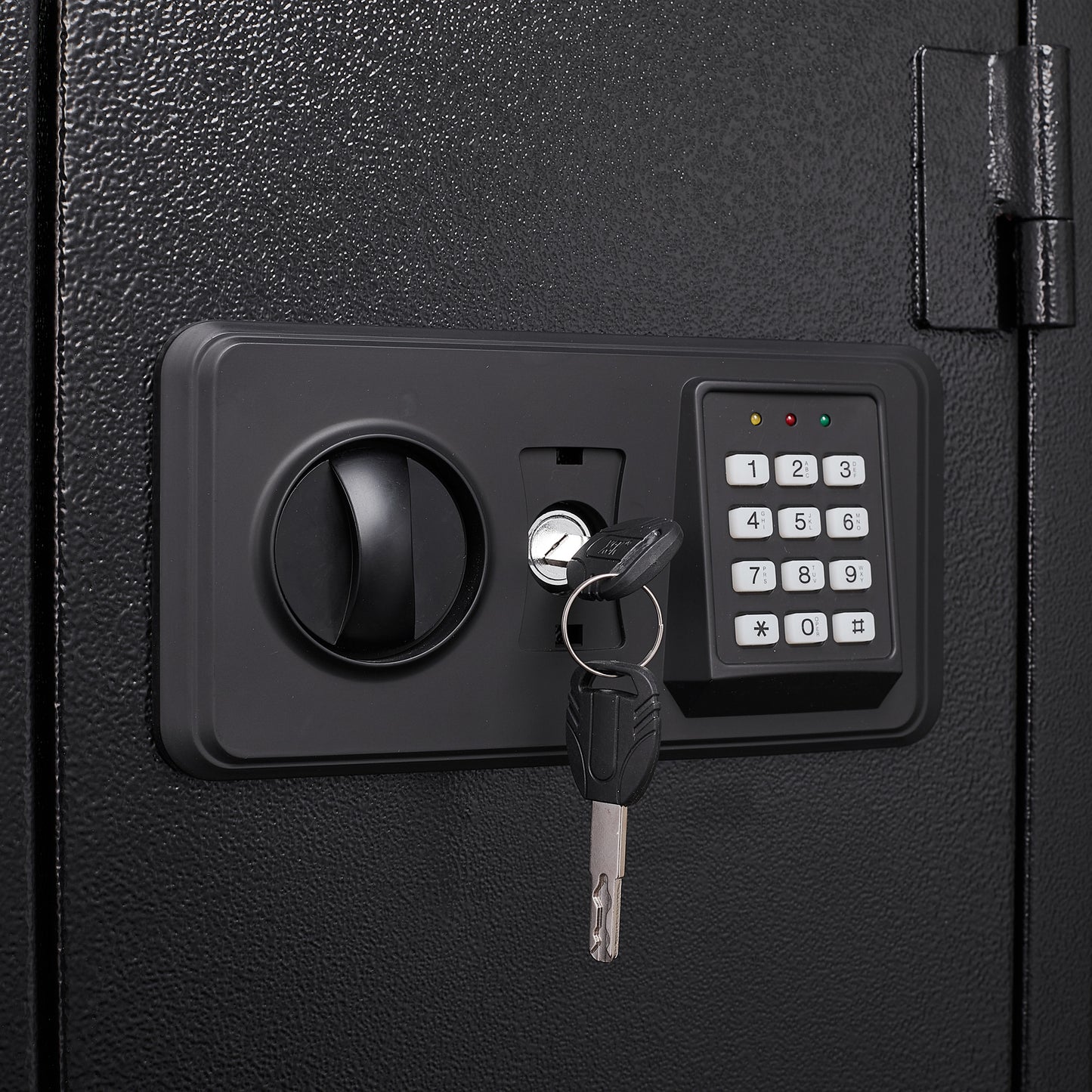 Quick Access Gun Safe with Pistol Pockets and Alarm