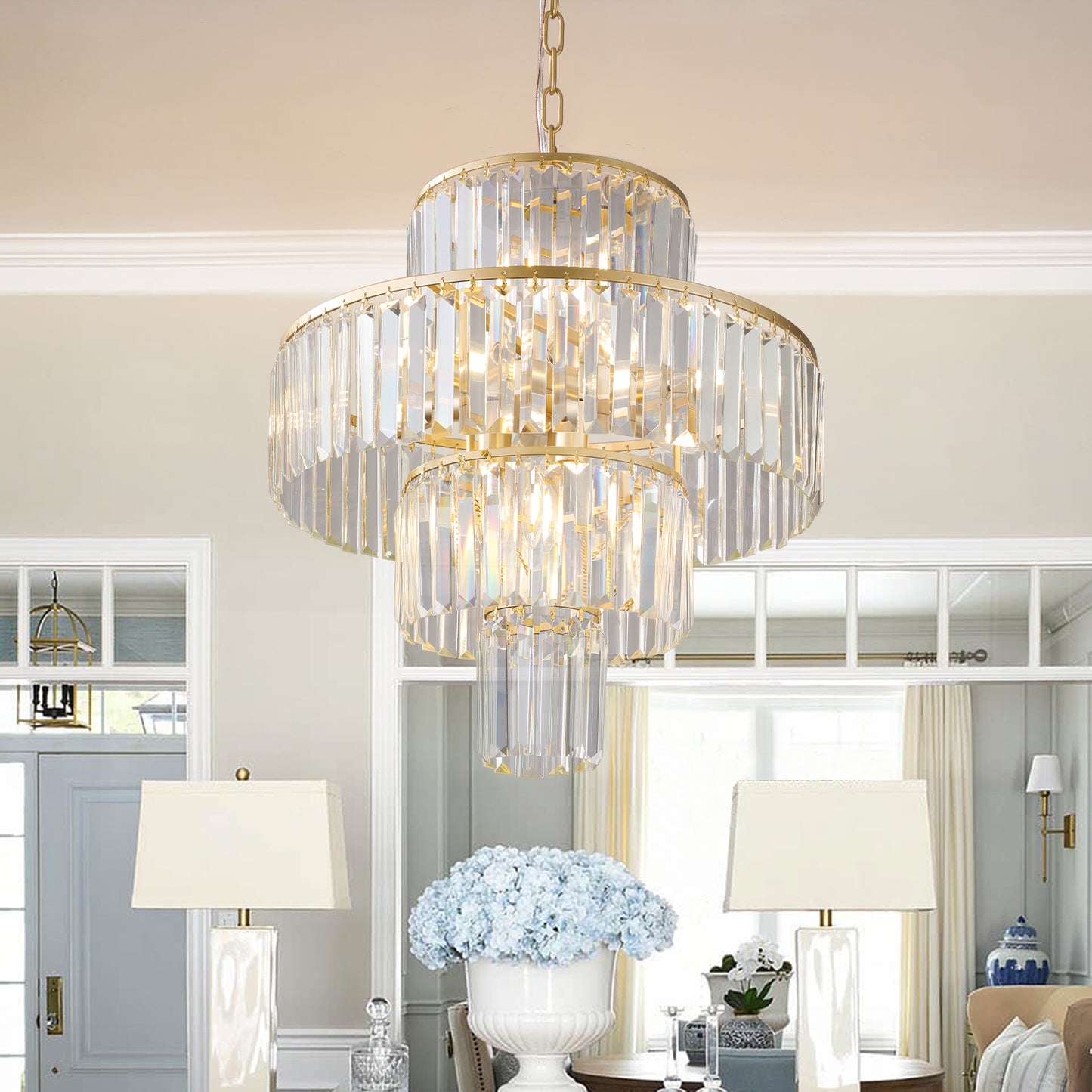 Elegant Crystal Pendant Chandelier for Any Room