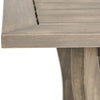 Chic Square Wood Table