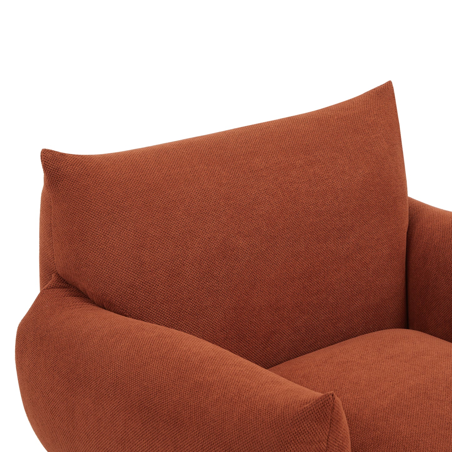 Chic Curry Upholstered Armchair