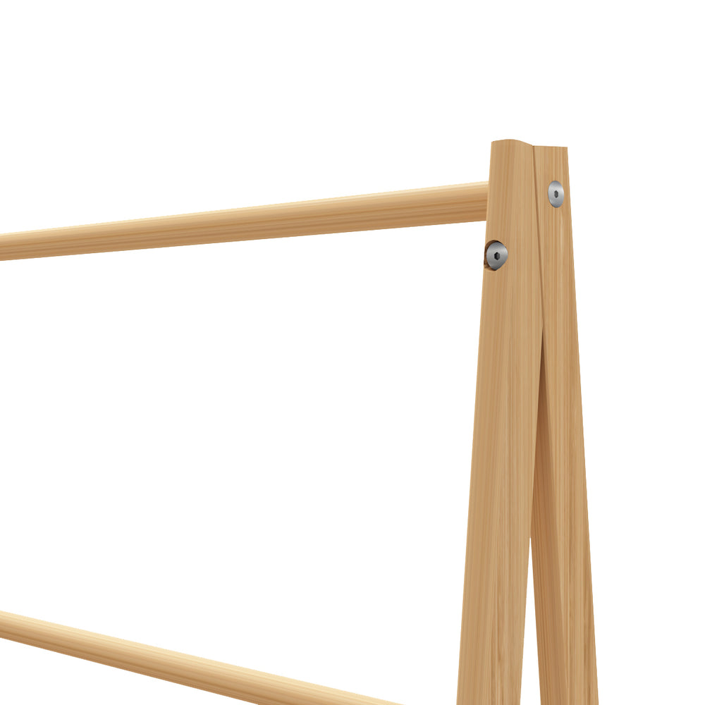 Bamboo Towel & Shelf Rack