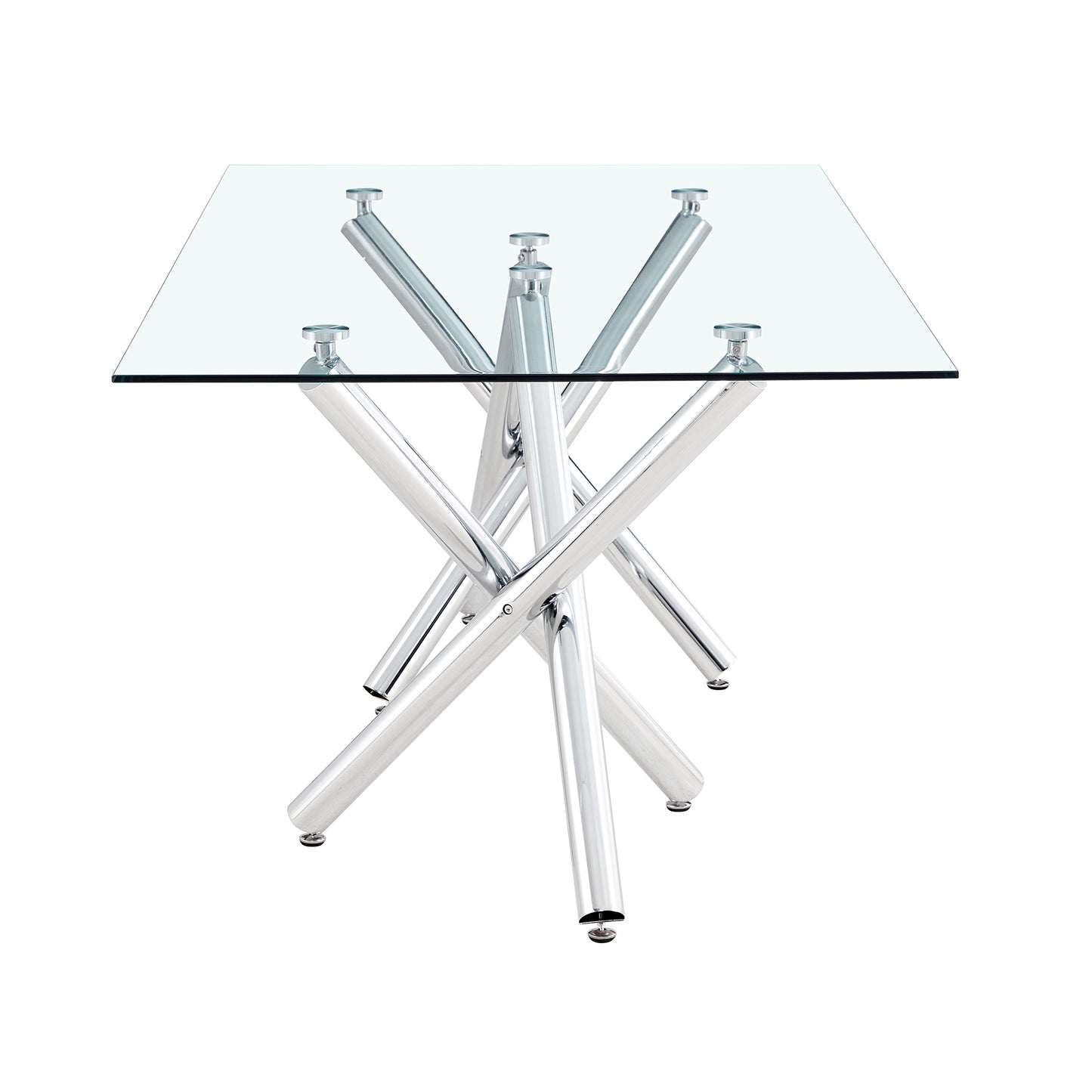 Sleek Glass Dining Table for Stylish Gatherings