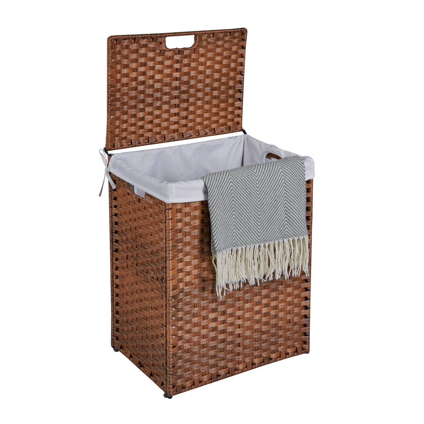 Stylish Lid Hamper with Removable Bags