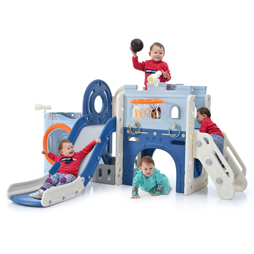 Pirate Ship Toddler Slide & Play Set