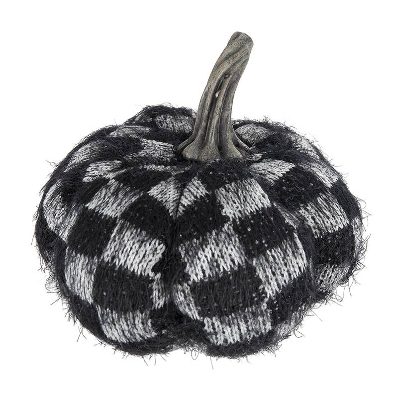 Chic Black Pumpkin Décor for Halloween
