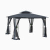 Cozy Outdoor Gazebo Canopy with Bug Screen