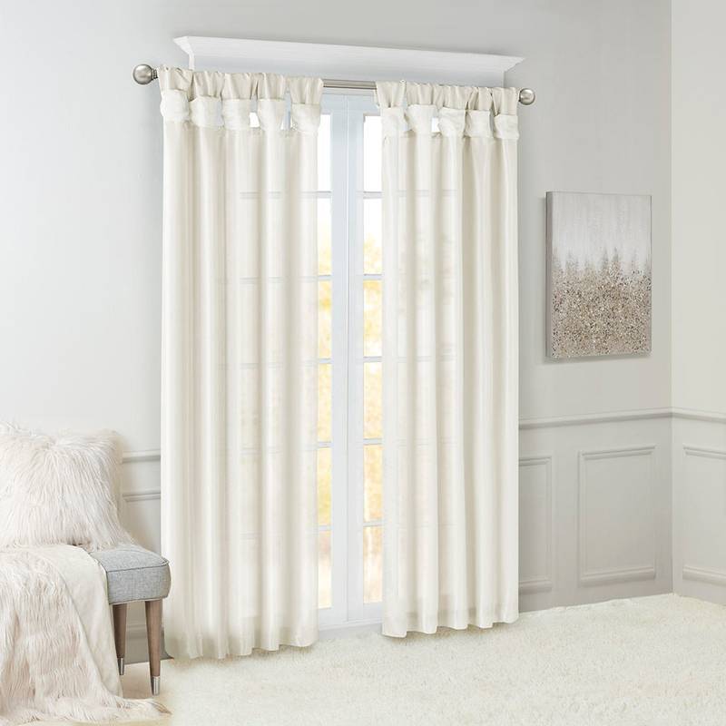Twist Tab Chic Curtain Panel