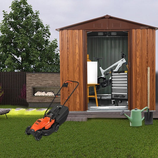 Garden Haven Metal Shed with Window