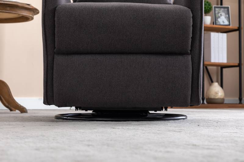 Cozy Glider Rocker Chair - Dark Gray