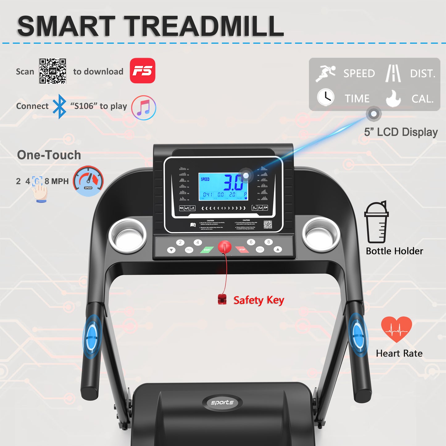 Fitshow Bluetooth Treadmill: Your Home Workout Buddy!