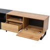 Sleek Media Console with Drop-Down Door and Ample Storage