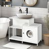 Cozy Cat Washroom Hideaway