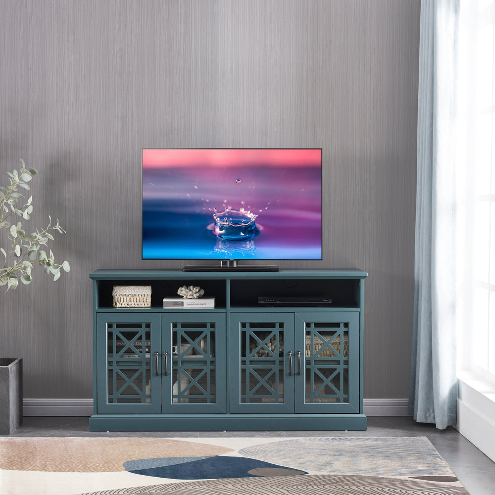 Chic Dark Teal TV & Buffet Stand