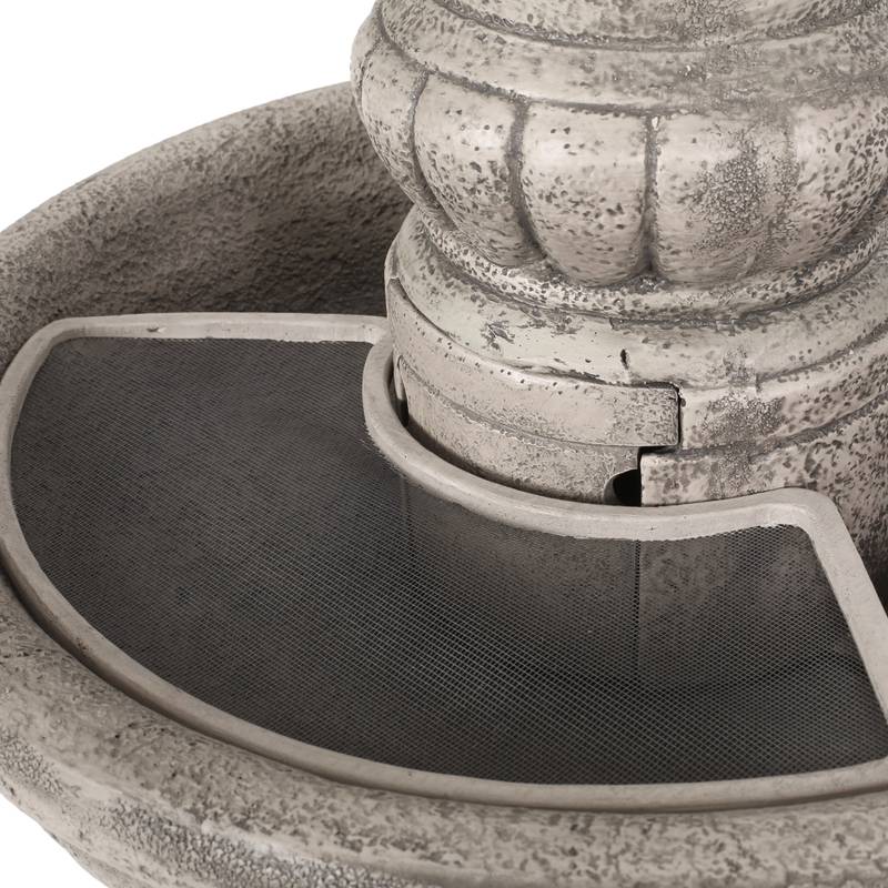 Charming Light Brown Outdoor Fountain