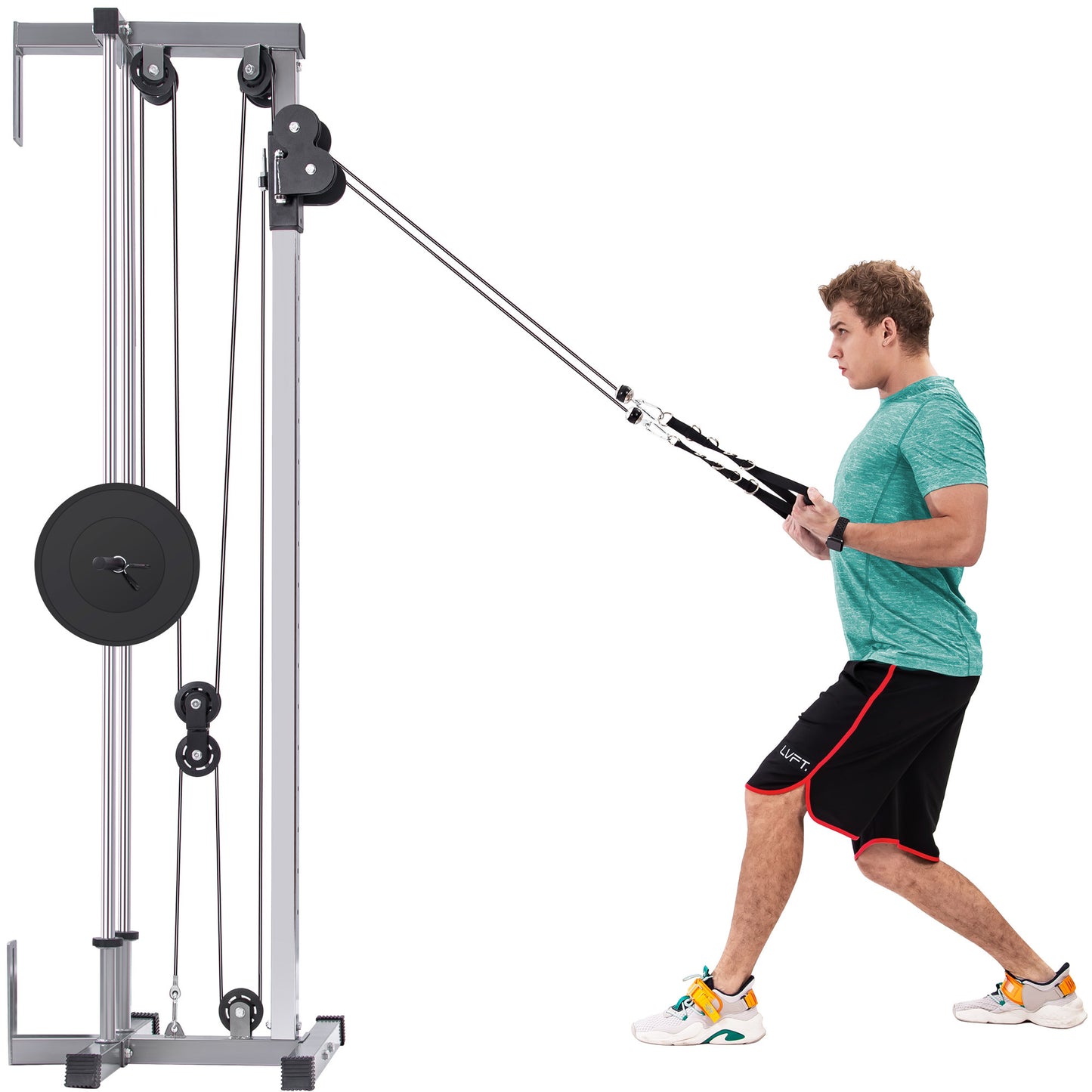 Silver Home Gym Lat Pulldown Trainer