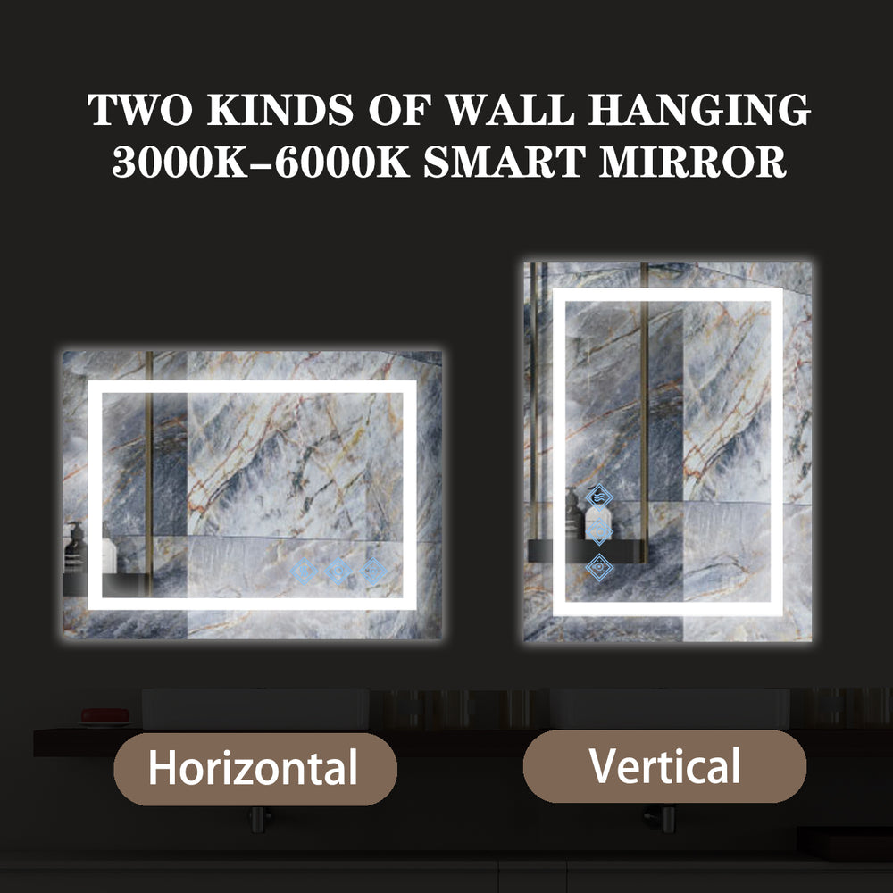 Illuminate & Reflect: Modern LED Bathroom Mirror