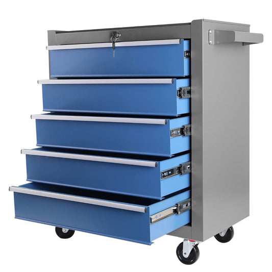 Rolling Tool Chest with Easy-Glide Drawers