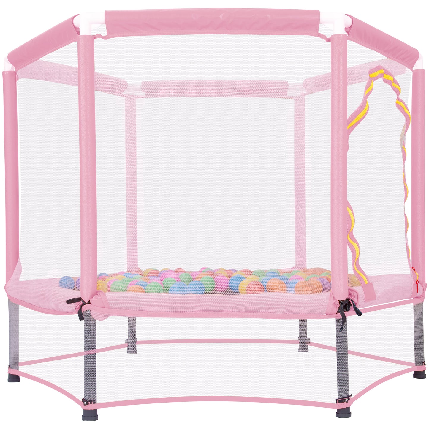 Kids' Safe Bounce Trampoline with Ball Fun!