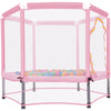 Kids' Safe Bounce Trampoline with Ball Fun!