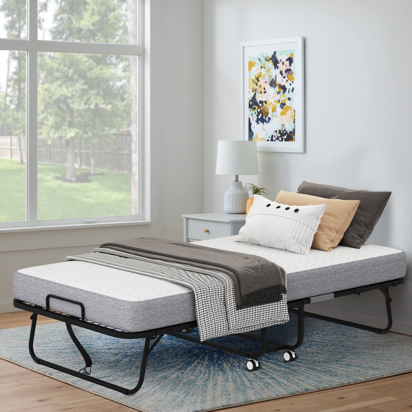 Cozy Folding Guest Bed with Memory Foam