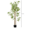 Lush Bamboo Bliss – Elegant Faux Plant for Indoor Charm