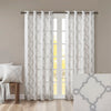 Fretwork Charm Grommet Curtain Panel