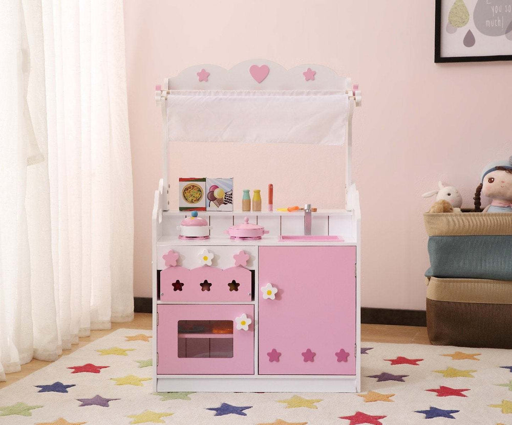 Pink Kitchen & Market Play Set