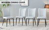 Chic Gray Dining & Office Chair Set