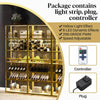 Chic LED Wine Tower Cabinet