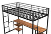 Loft Bed with Workspace & Storage - Sturdy & Stylish!