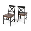 Rustic Elegance Dining Chairs - Set of Two