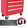 Rolling Tool Chest with Lock and Wheels