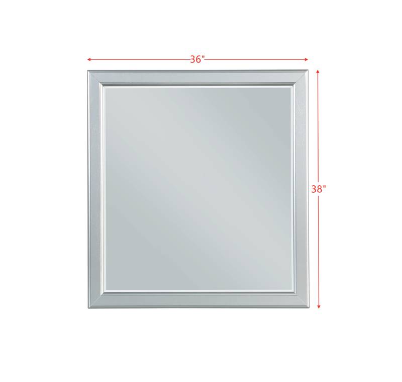 Platinum Elegance Louis Philippe Mirror