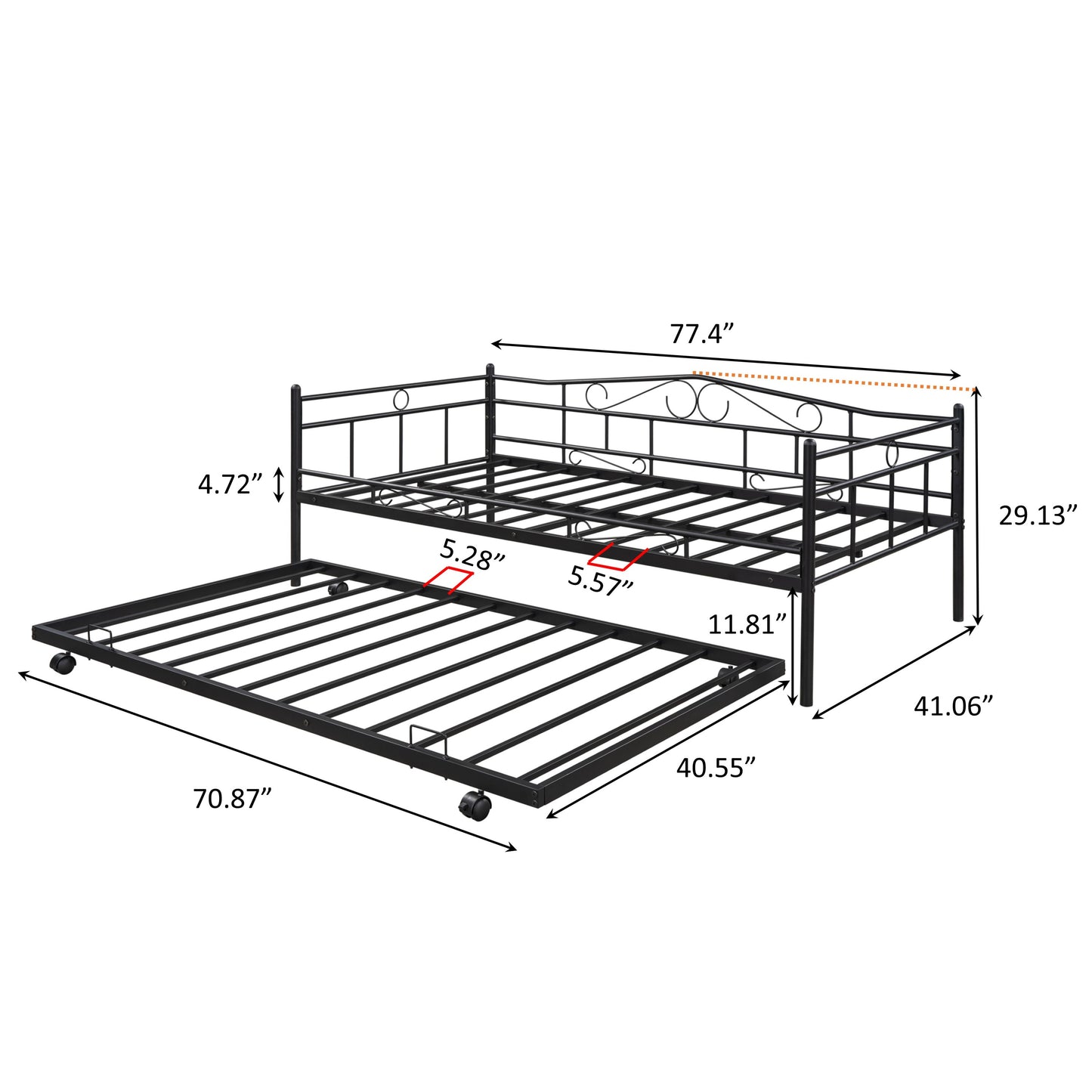 Cozy Duo Daybed with Trundle