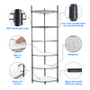 Corner Charm: Adjustable Heavy-Duty Wire Shelf Rack