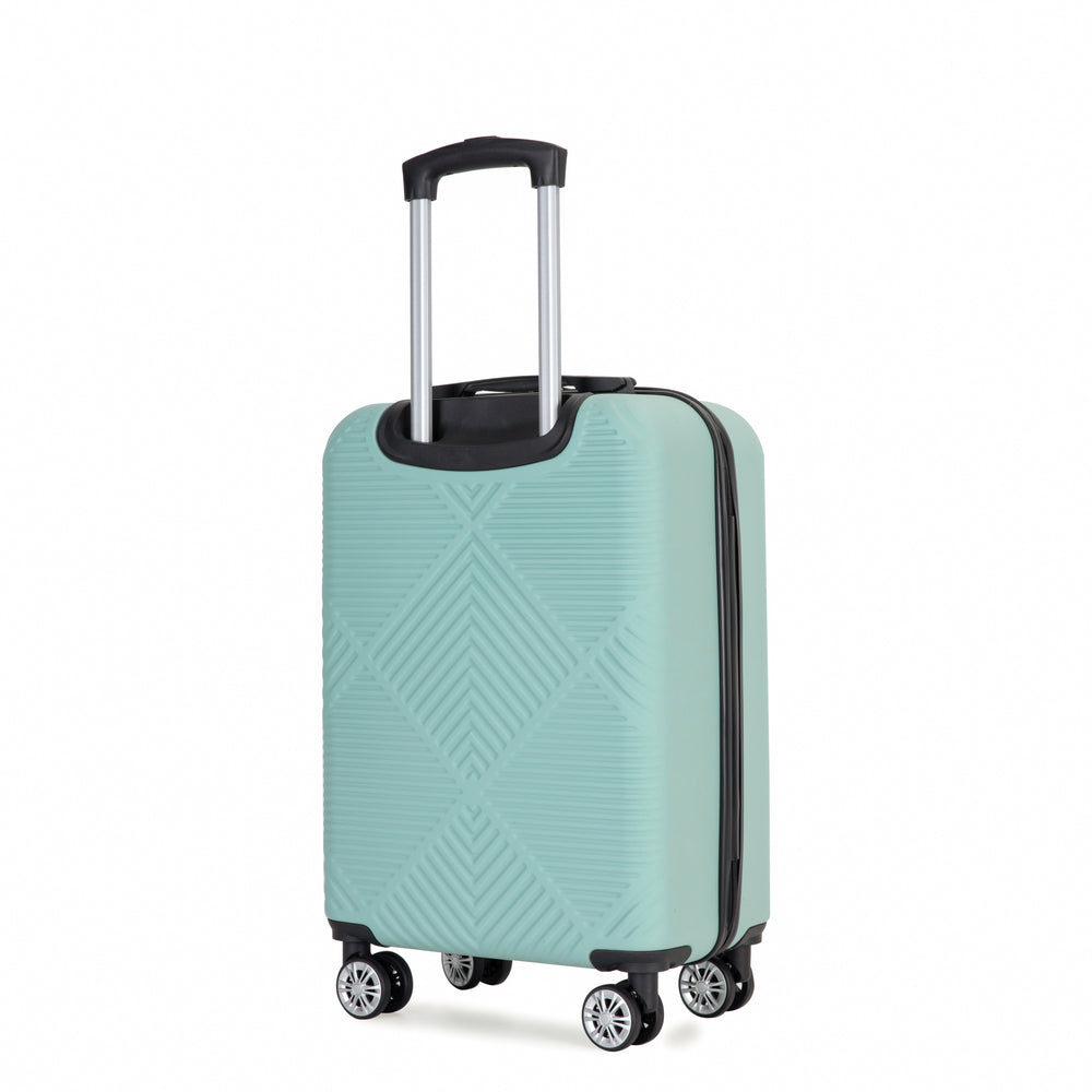 Light Blue Spinner Luggage Set