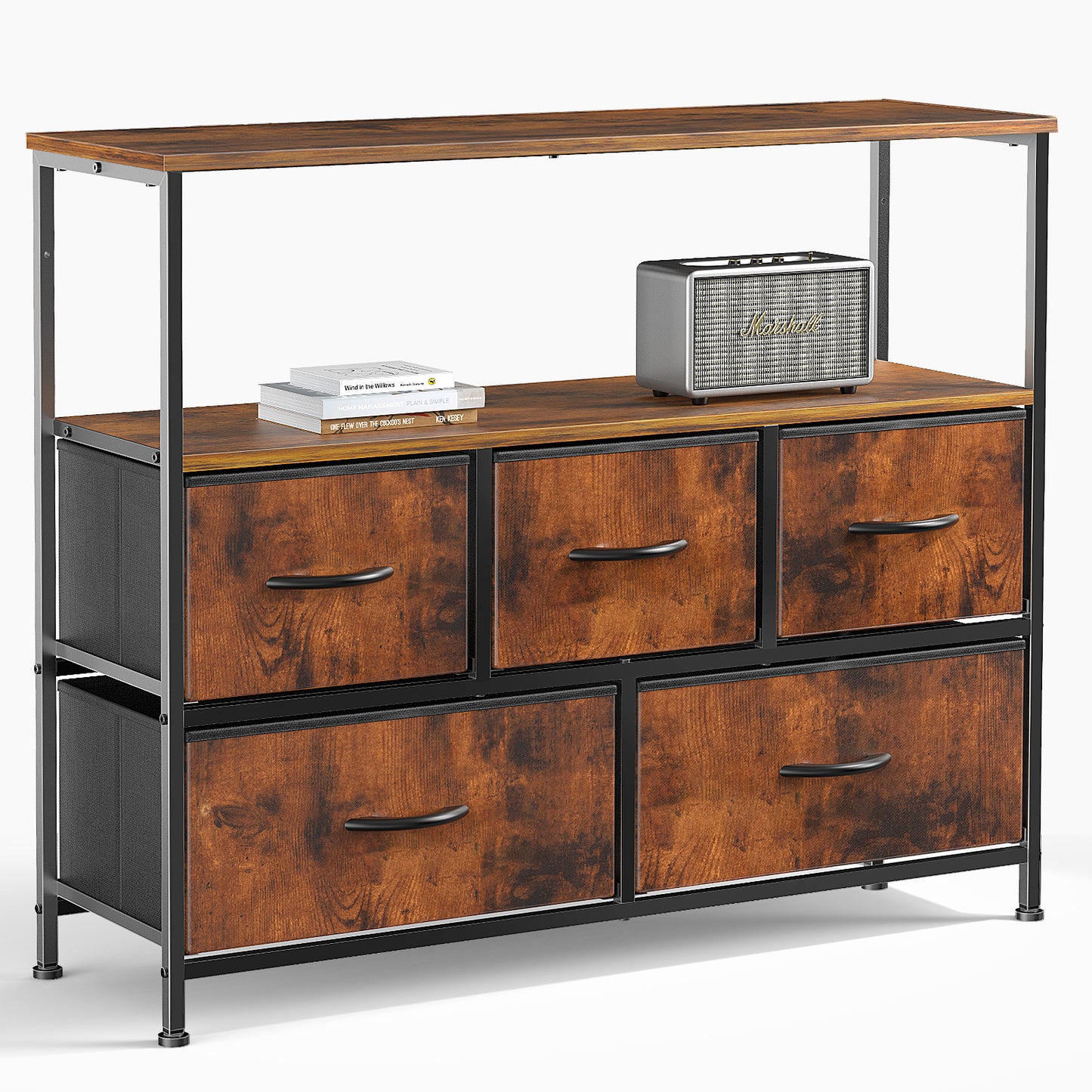 Chic & Sturdy 5-Drawer Dresser