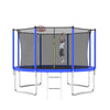 FunJump Trampoline with Basketball Hoop and Safety Net