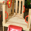 Adventure Zone: All-in-One Wooden Swing Set for Kids